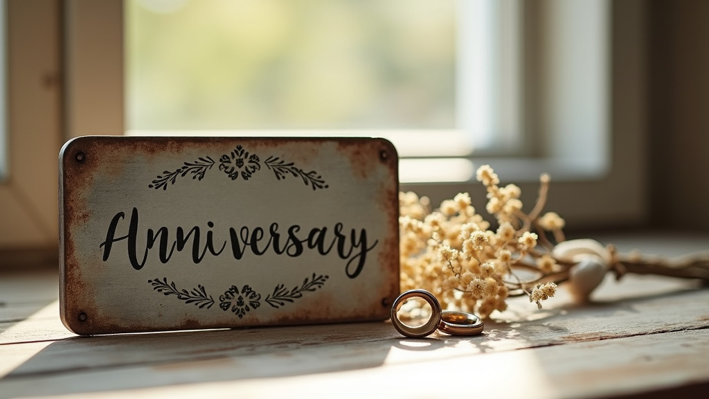 Table de fête élégante avec bougies argentées, verres en métal et décorations sobres dans les tons gris et blanc