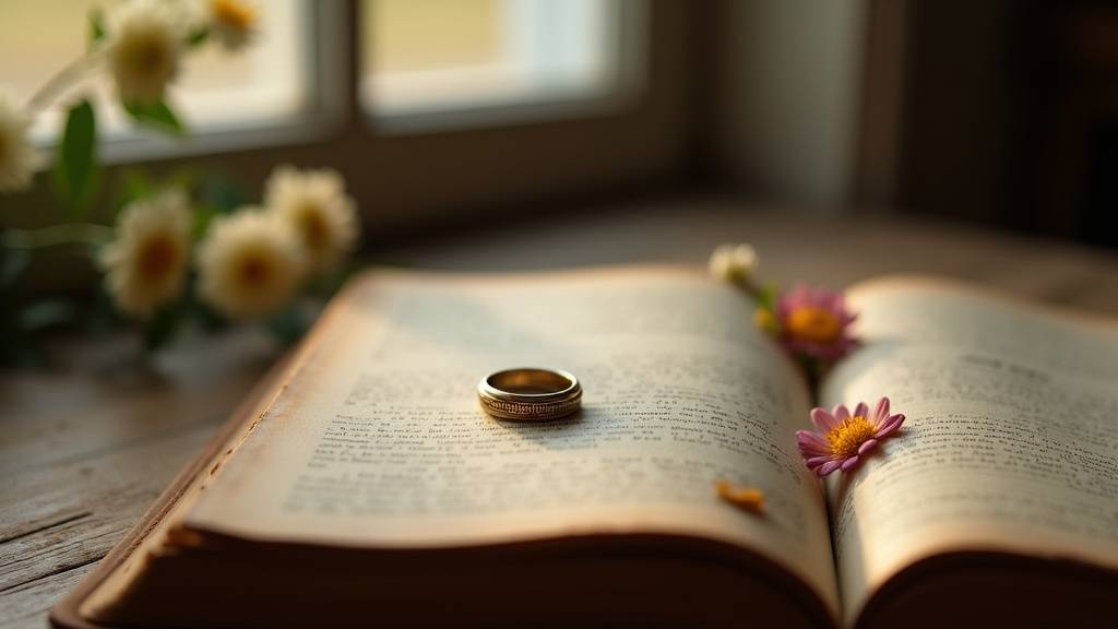 Illustration de couple romain antique célébrant un anniversaire de mariage