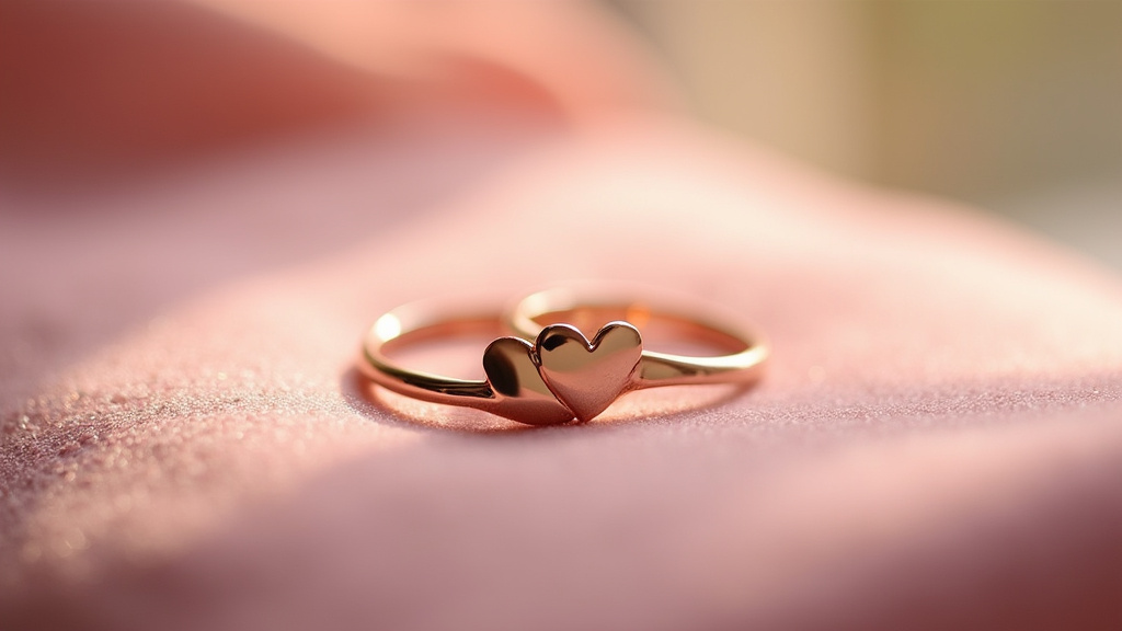 Bague cœur BFF en argent 925, deux moitiés formant un cœur complet