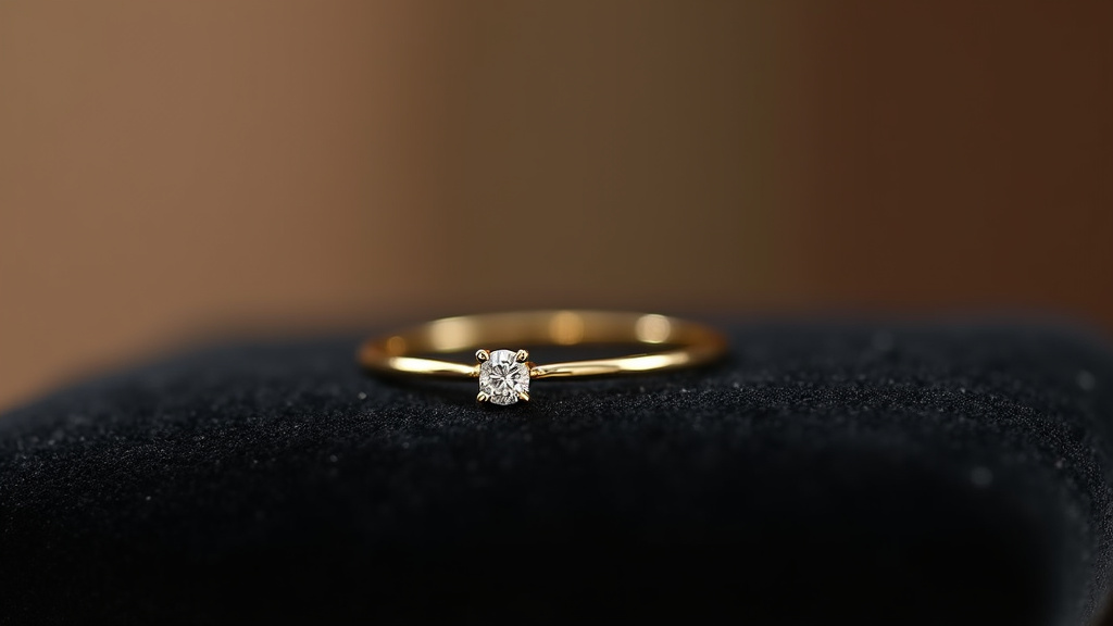 Bague Séléné Girl de Persée Paris avec diamant suspendu