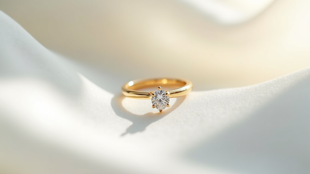 Bague Zeus Double 1 diamant de Persée Paris posée sur marbre noir