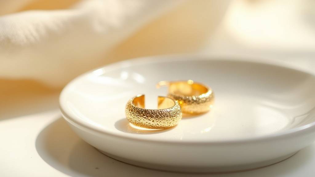 Différents designs de boucles d'oreilles Hélios capturant la lumière