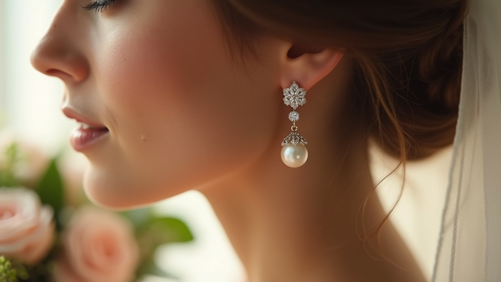 Boucles d'oreilles élégantes pour mariage - sélection 2026