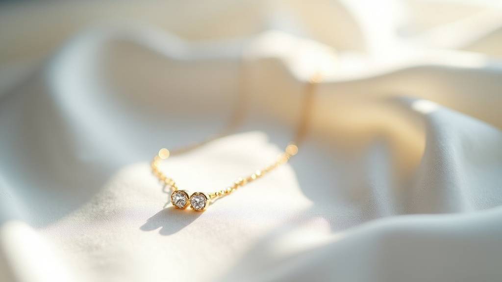 Détail du collier Danaé deux diamants de Persée Paris