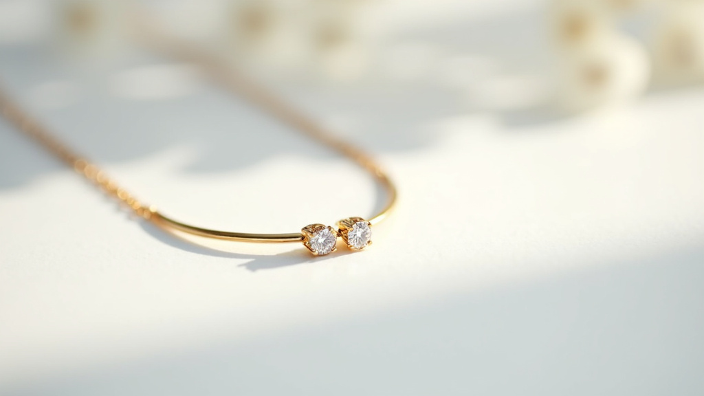 Différentes façons de porter le collier Danaé deux diamants