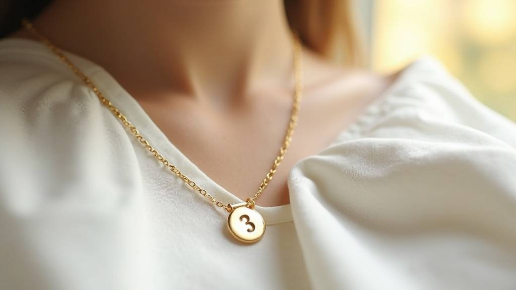 Détail du médaillon 3 en or 18 carats avec diamant nu