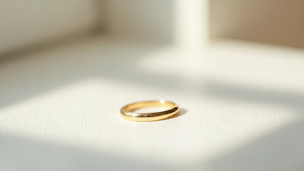 Jonc ultra-fin en or jaune 18 carats, largeur 1,5 mm, surface lisse et brillante