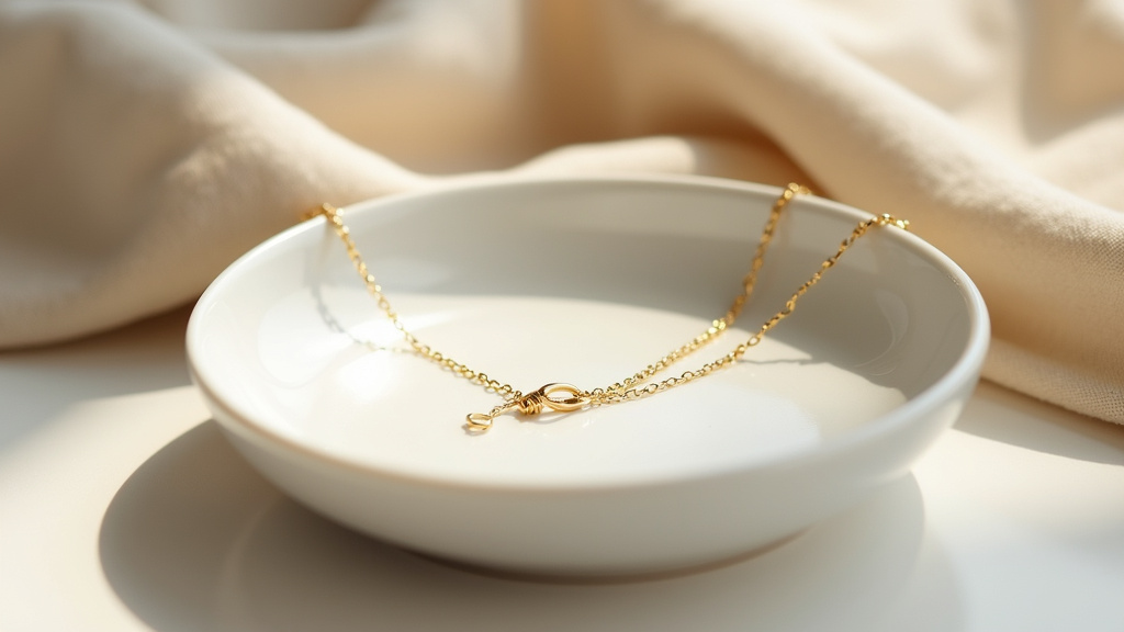 Jonc en or jaune 18 carats ultra-fin de 1,5 mm de largeur, posé sur marbre blanc