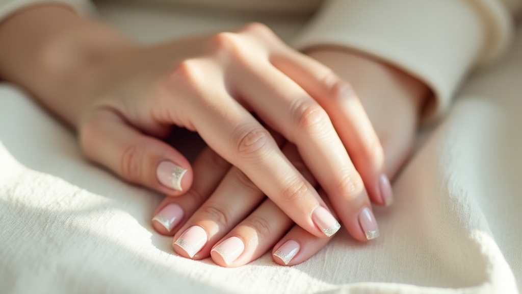 Différents styles de manucure pour mariage : naturelle, baby boomer et nail art subtil