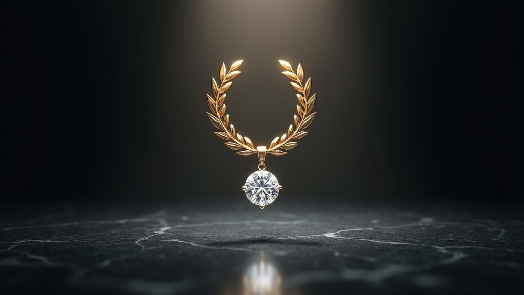 Main portant plusieurs bagues Persée Paris en or jaune et rose avec des diamants nus