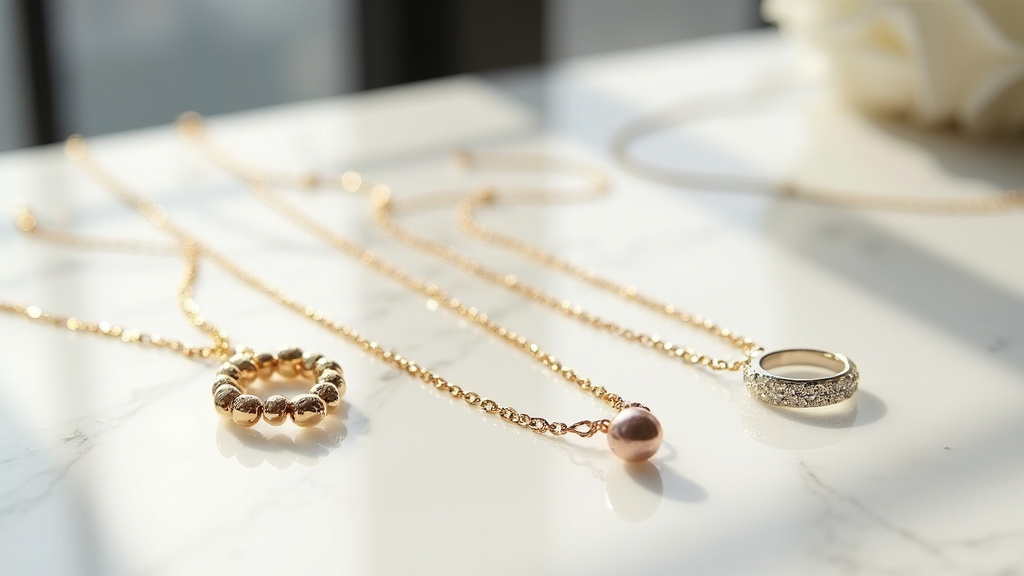 Collection de bijoux abordables en acier inoxydable et laiton plaqué or