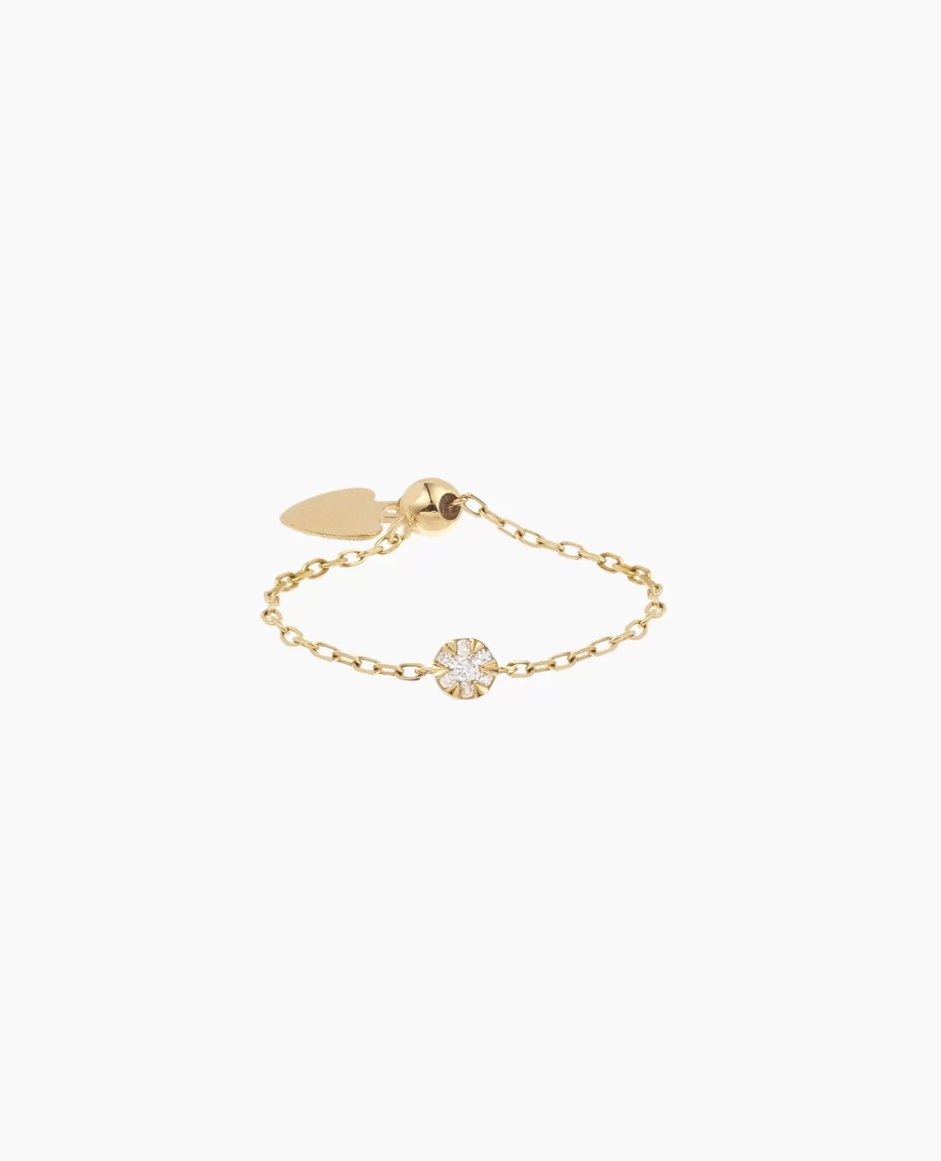 Flash Sale Persée Paris Bague Chaînette Floating Ronde