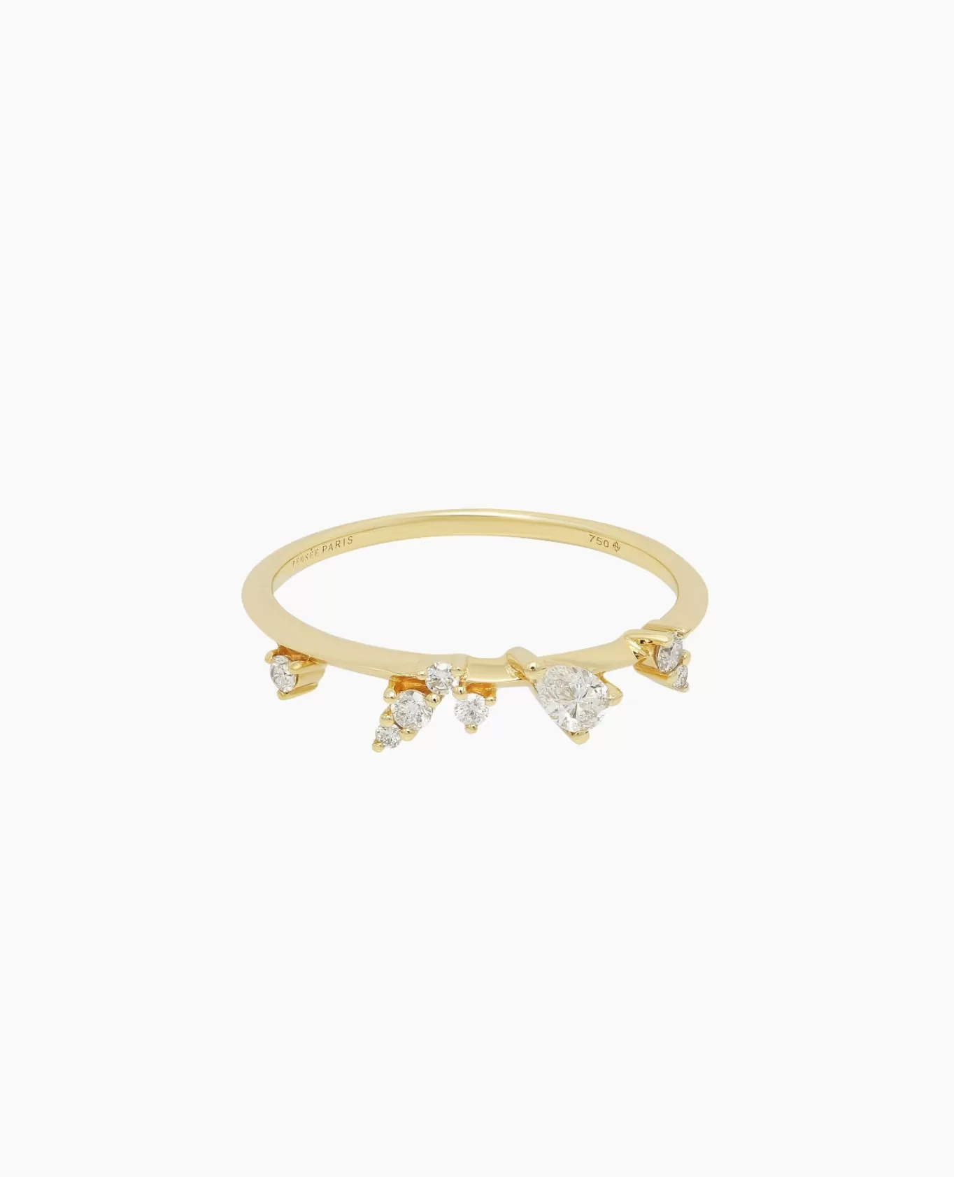 Best Sale Persée Paris Bague Danaé pluie d'or huit diamants