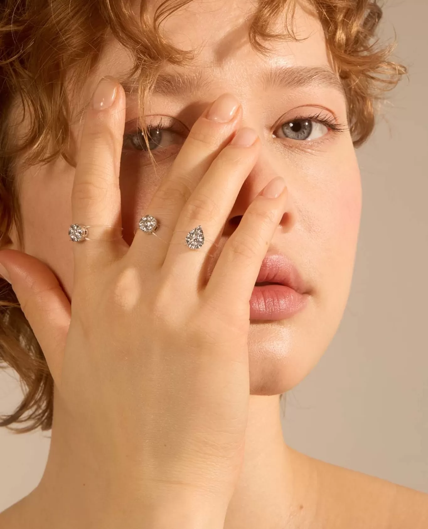 Hot Persée Paris Bague Floating Poire