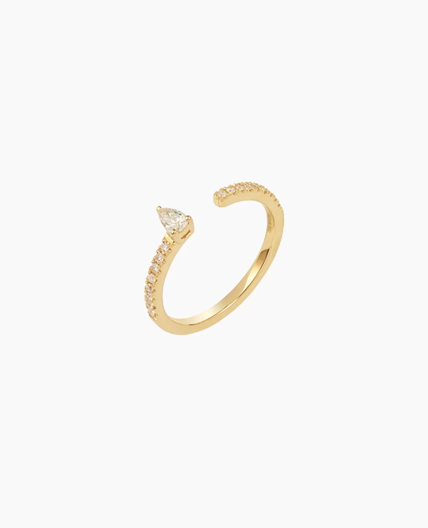 Flash Sale Persée Paris Bague Héra un diamant poire ouvert
