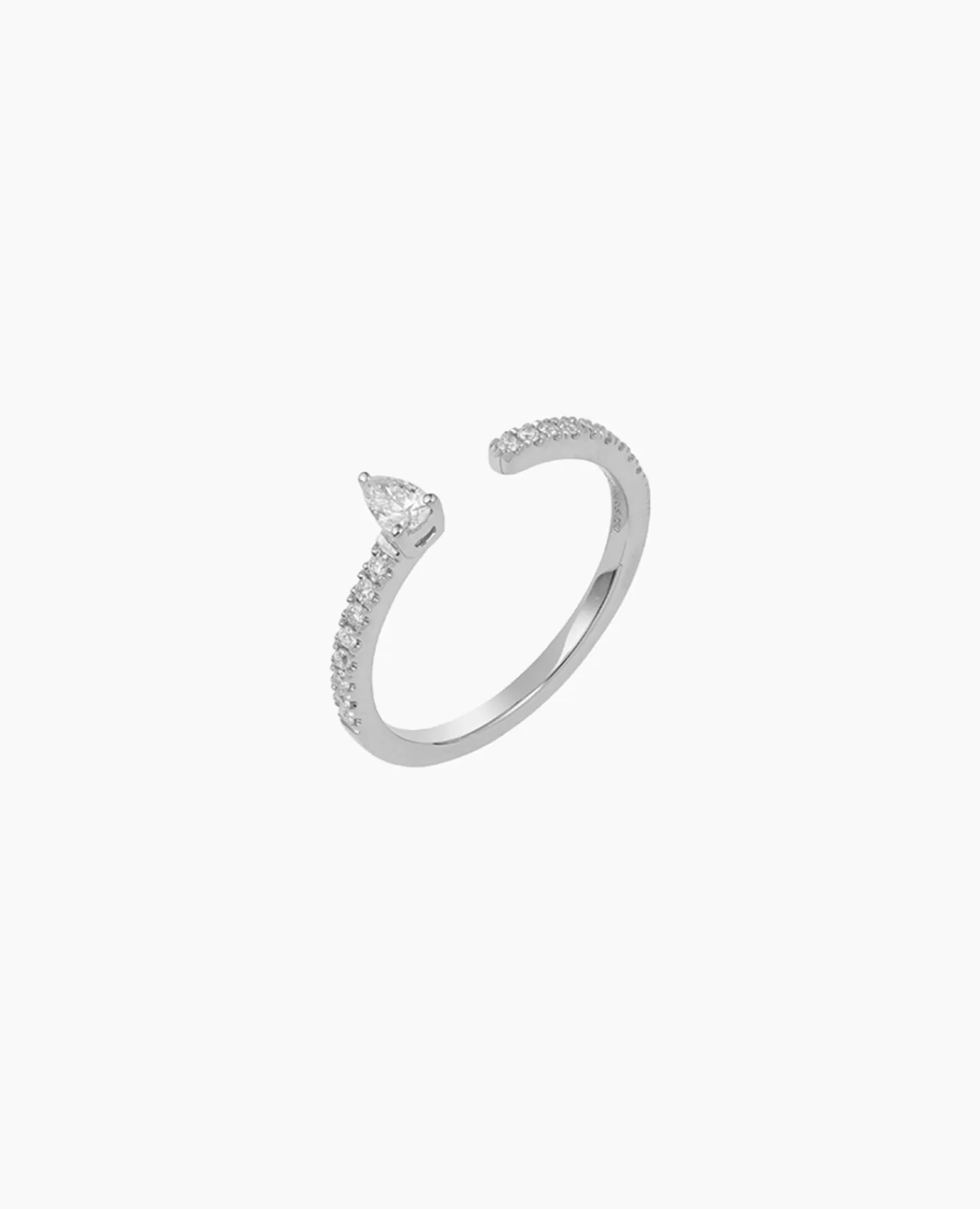 Flash Sale Persée Paris Bague Héra un diamant poire ouvert