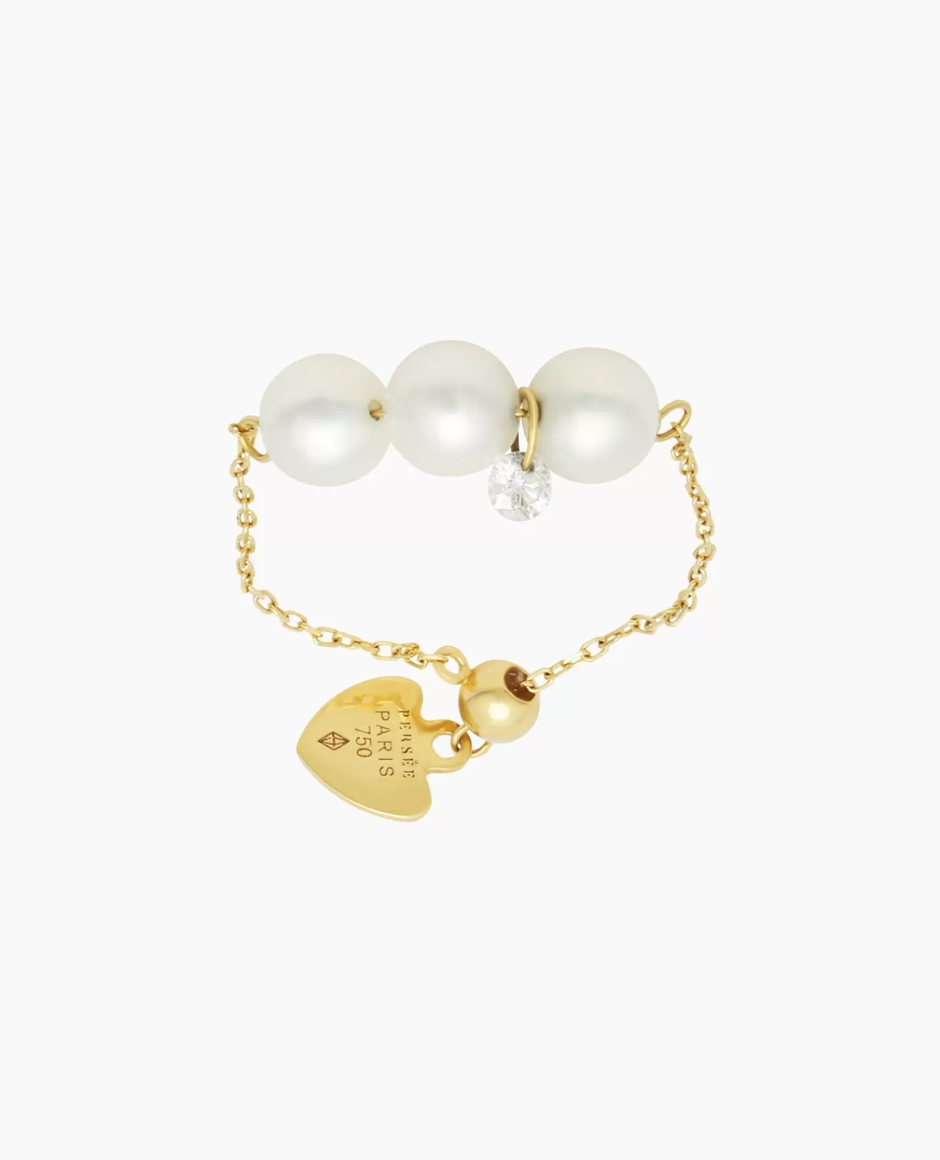 Online Persée Paris Bague Perlée trois perles