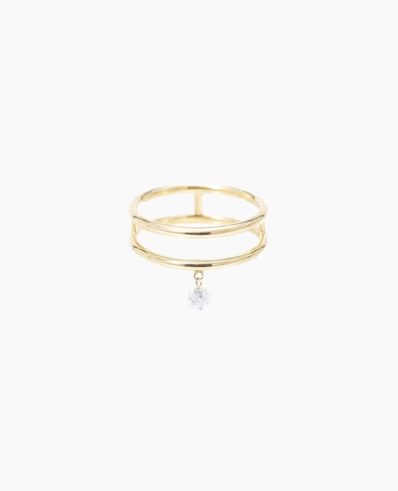 Sale Persée Paris Bague Zeus double 1 diamant
