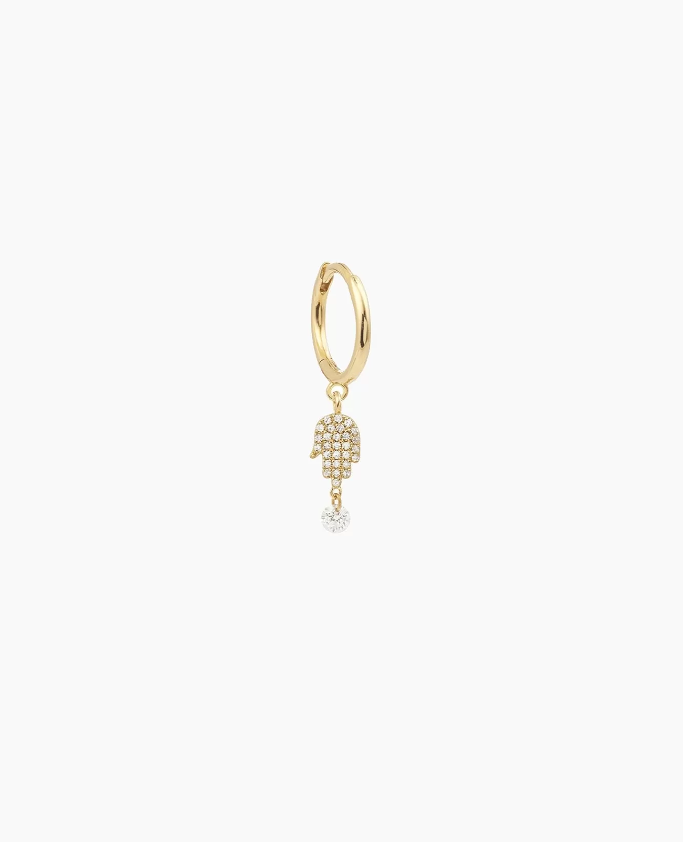 Sale Persée Paris Boucle d'oreille Fatma pavée diamant