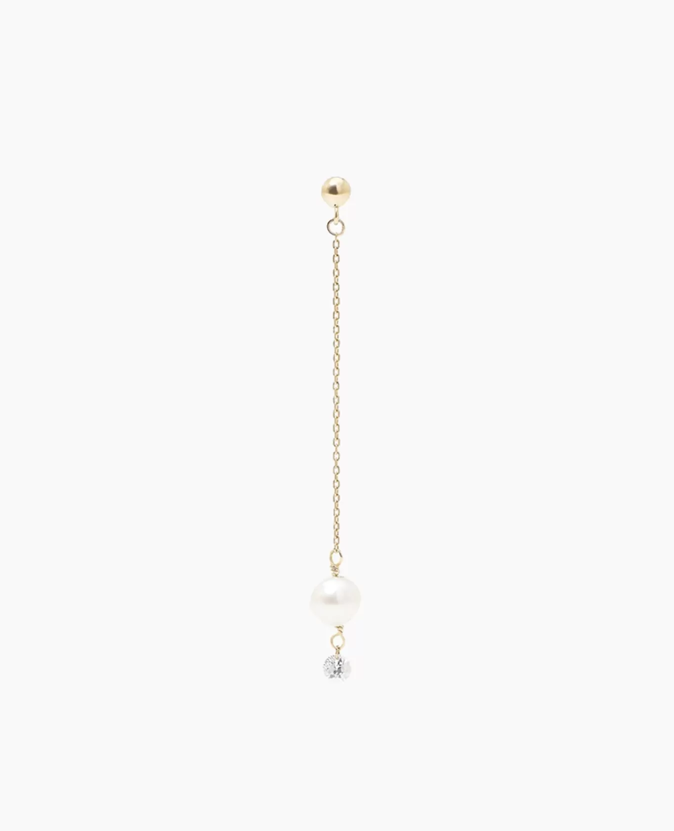 Clearance Persée Paris Boucle d'oreille longue Perlée