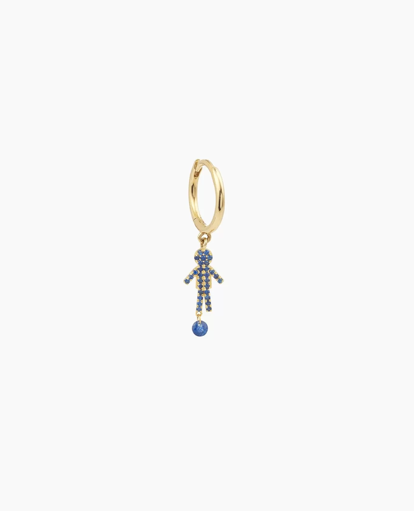 Store Persée Paris Boucle d'oreille Séléné anneau Boy pavée un saphir