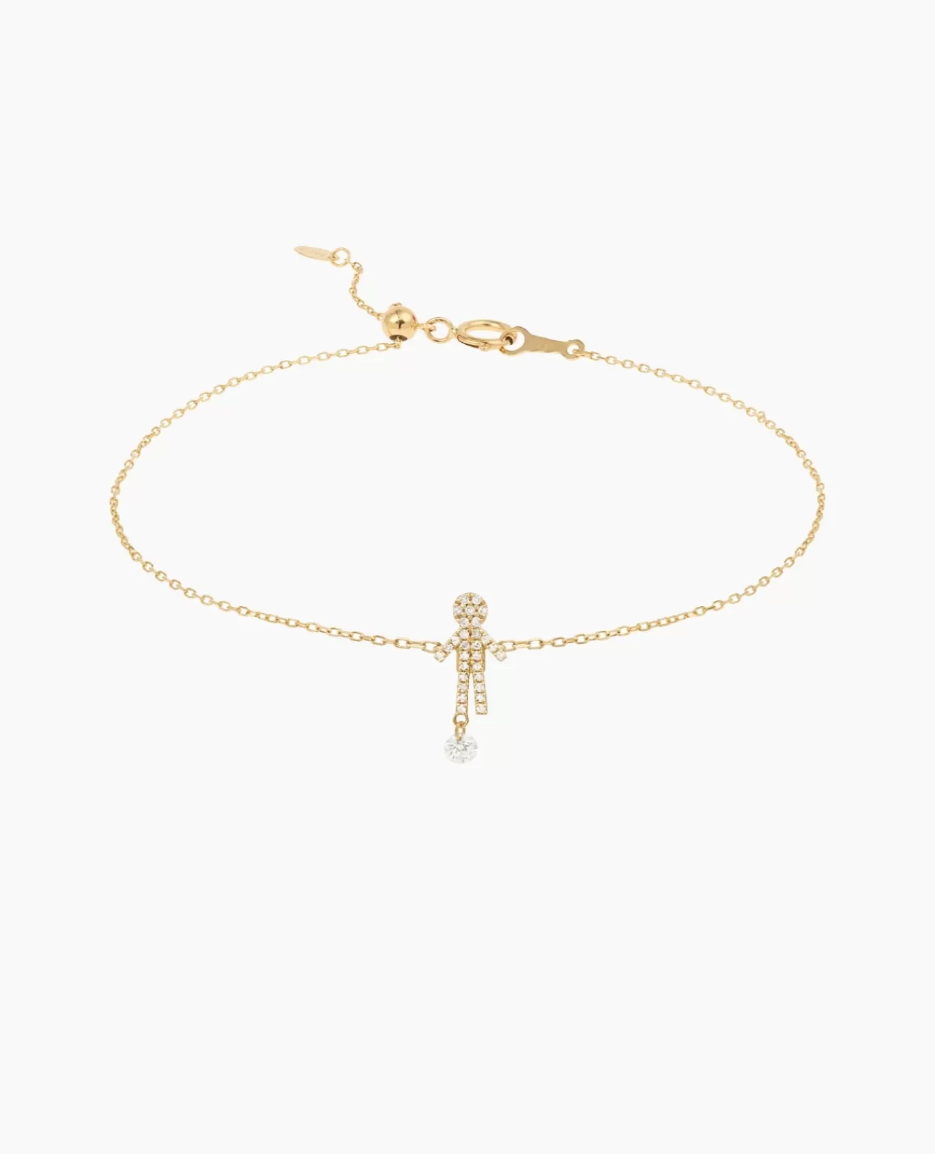 Fashion Persée Paris Bracelet Séléné Boy pavé