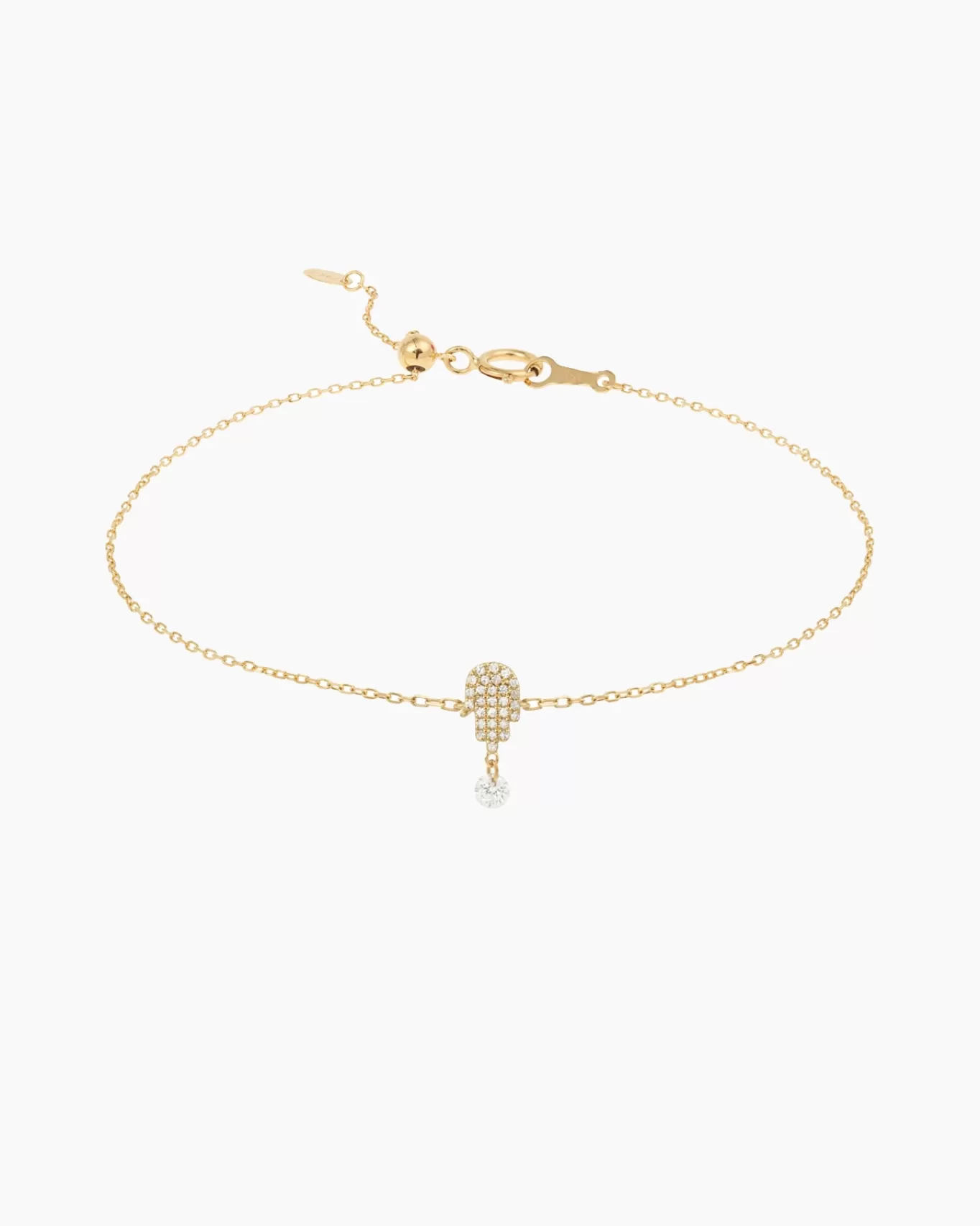 Store Persée Paris Bracelet Séléné Fatma pavé un diamant