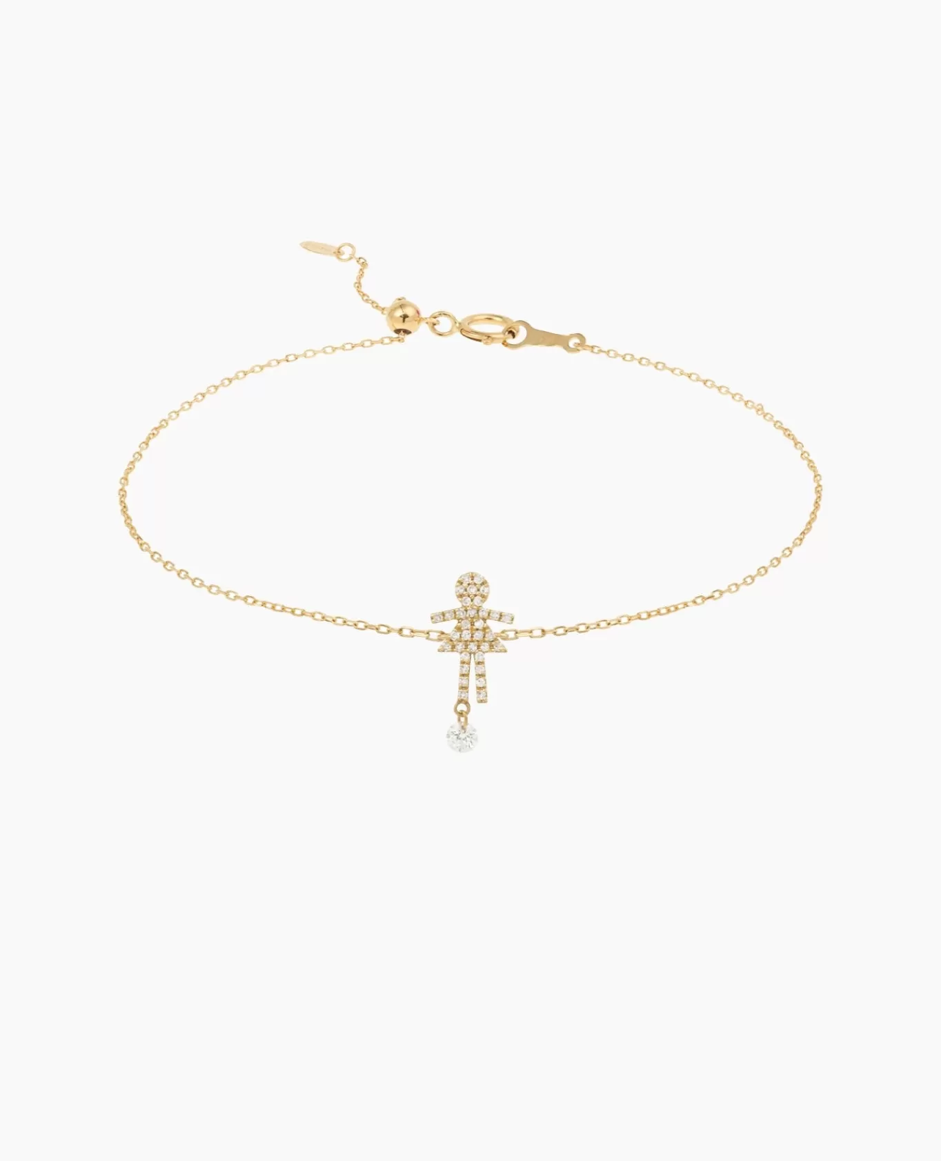 Hot Persée Paris Bracelet Séléné Girl pavé diamant