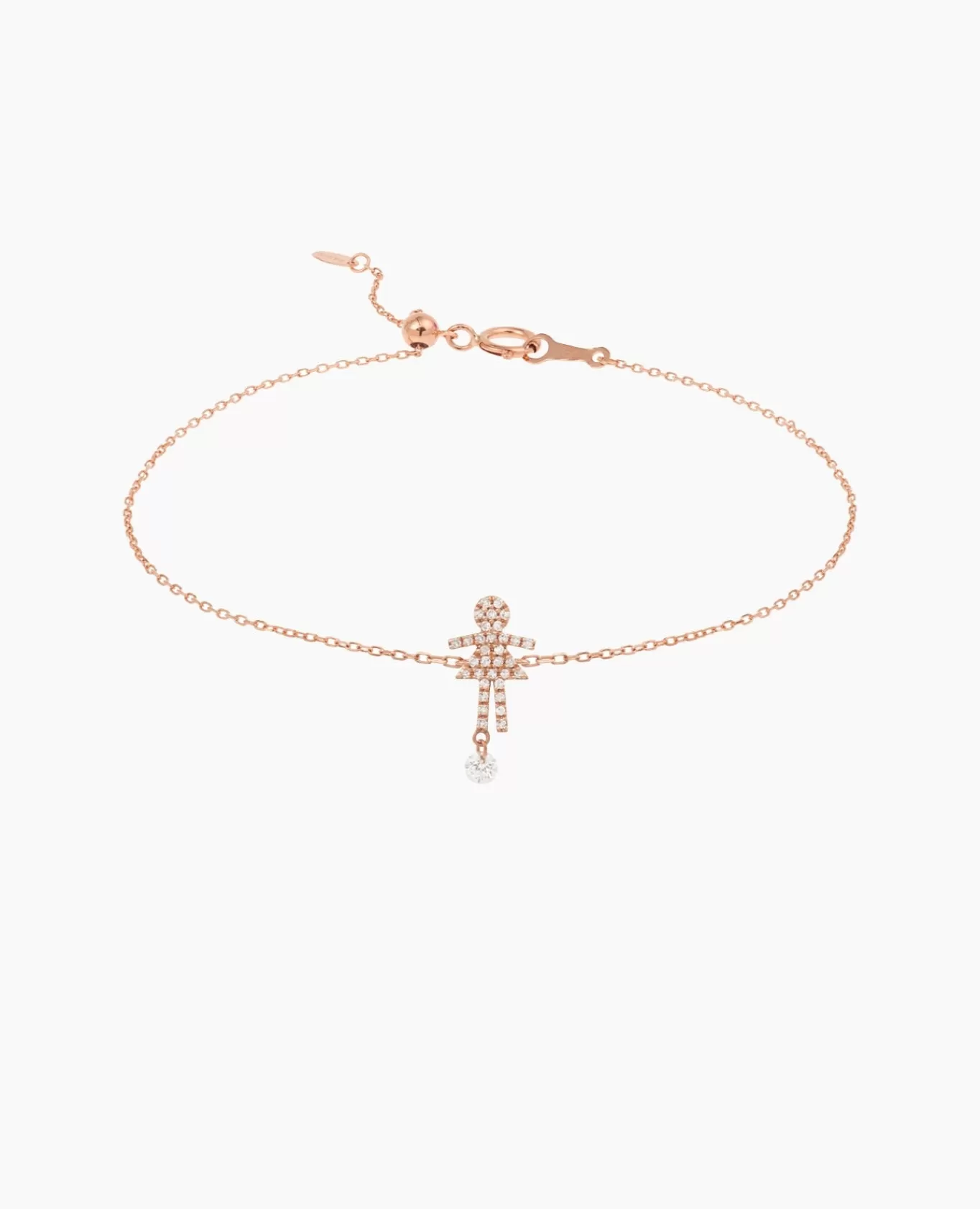 Hot Persée Paris Bracelet Séléné Girl pavé diamant