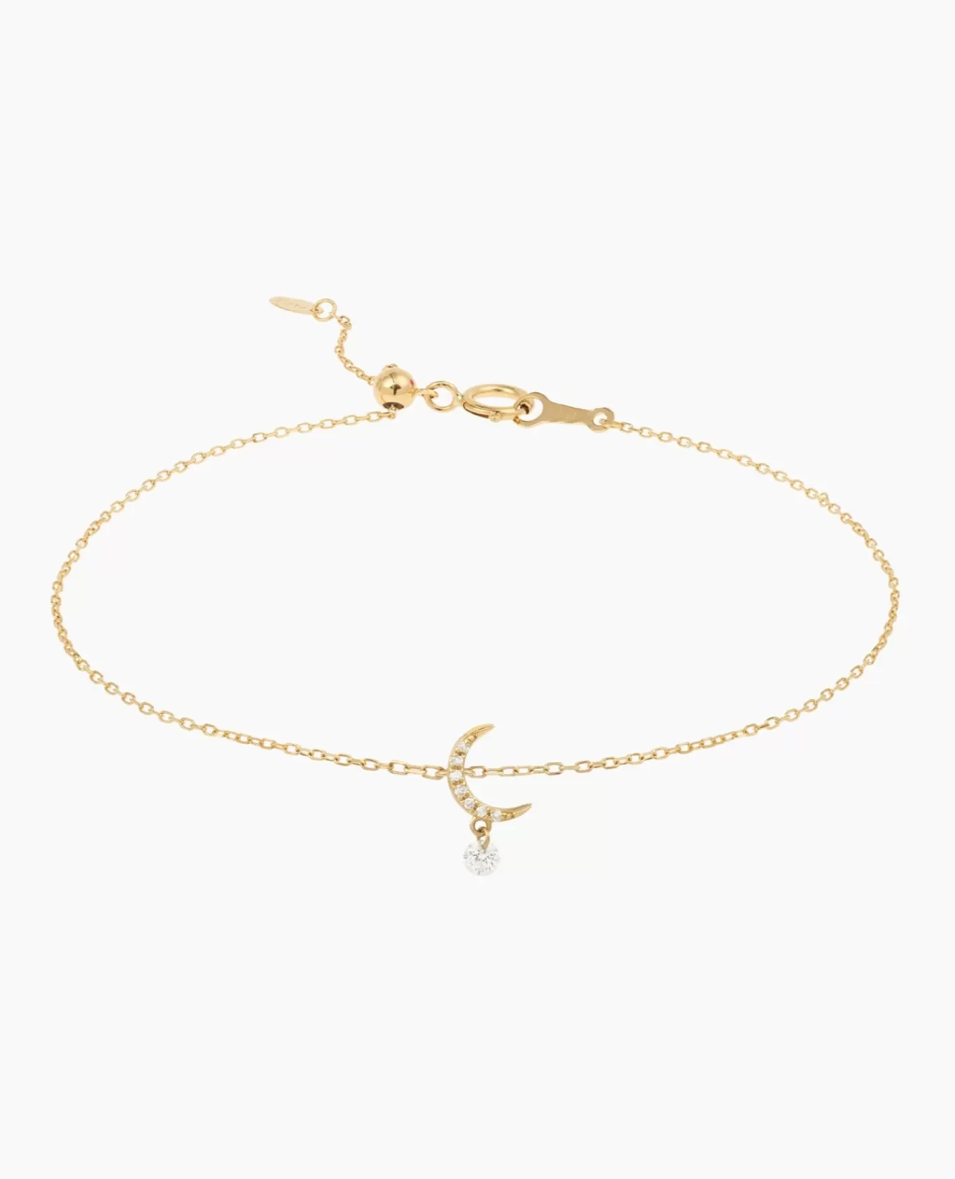 New Persée Paris Bracelet Séléné Lune pavé un diamant