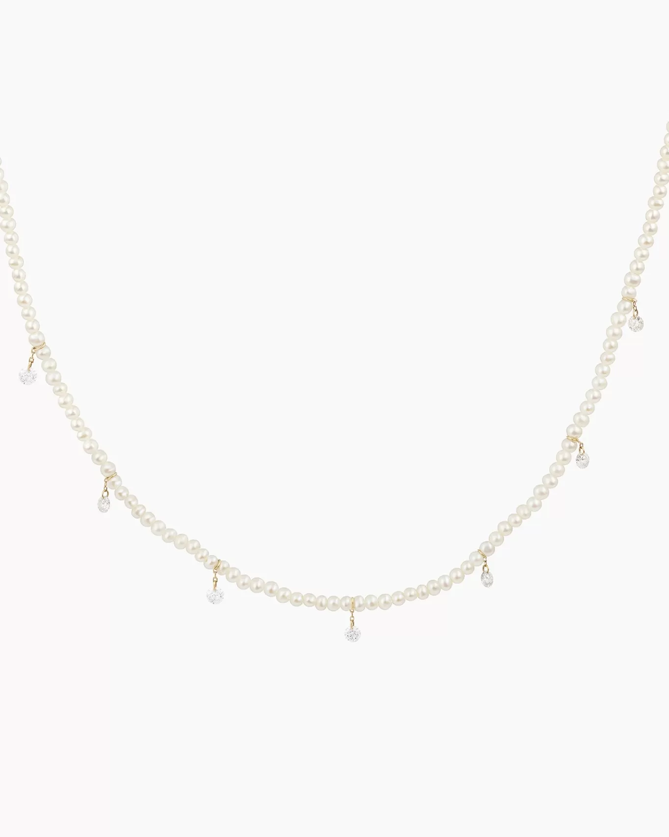 Discount Persée Paris Collier Aphrodite avec sept diamants