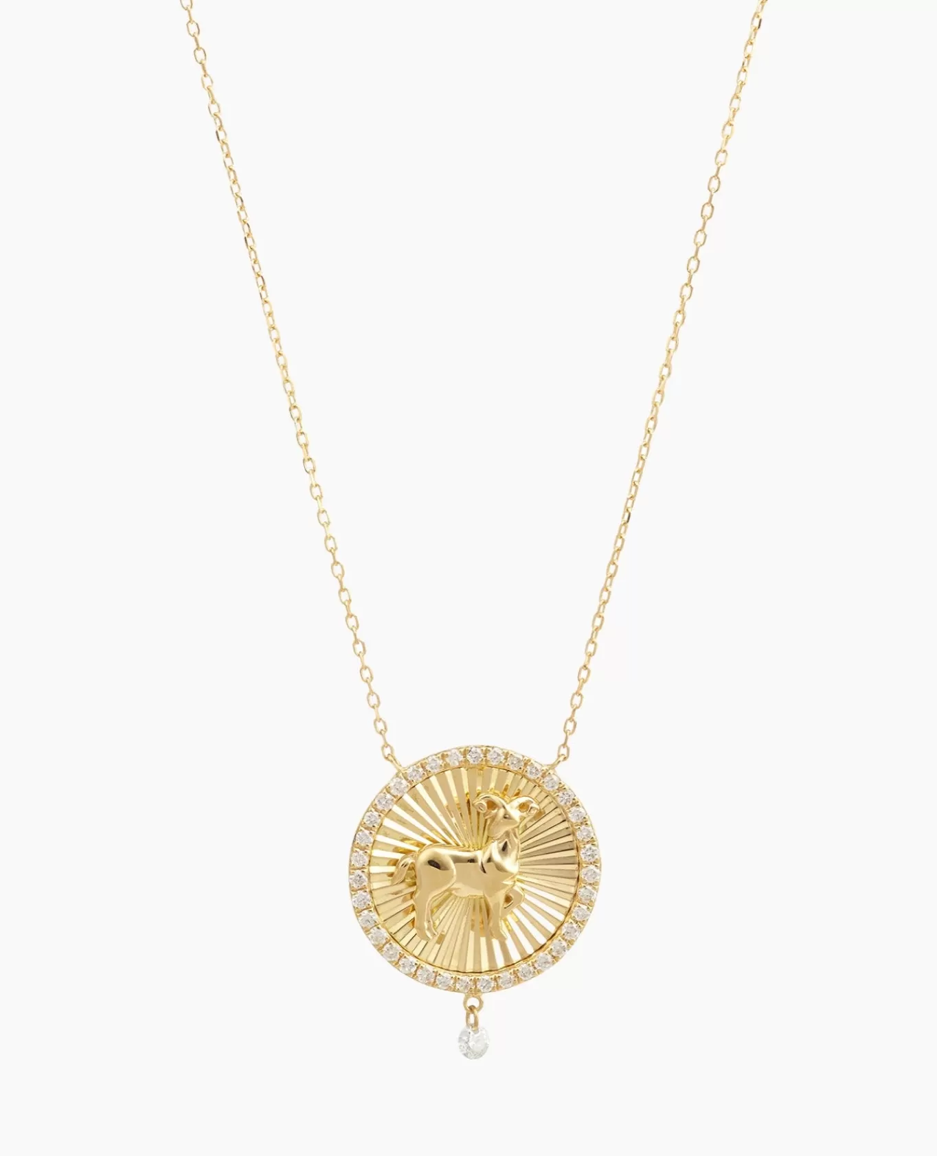 Fashion Persée Paris Collier Céleste Médaillon Bélier