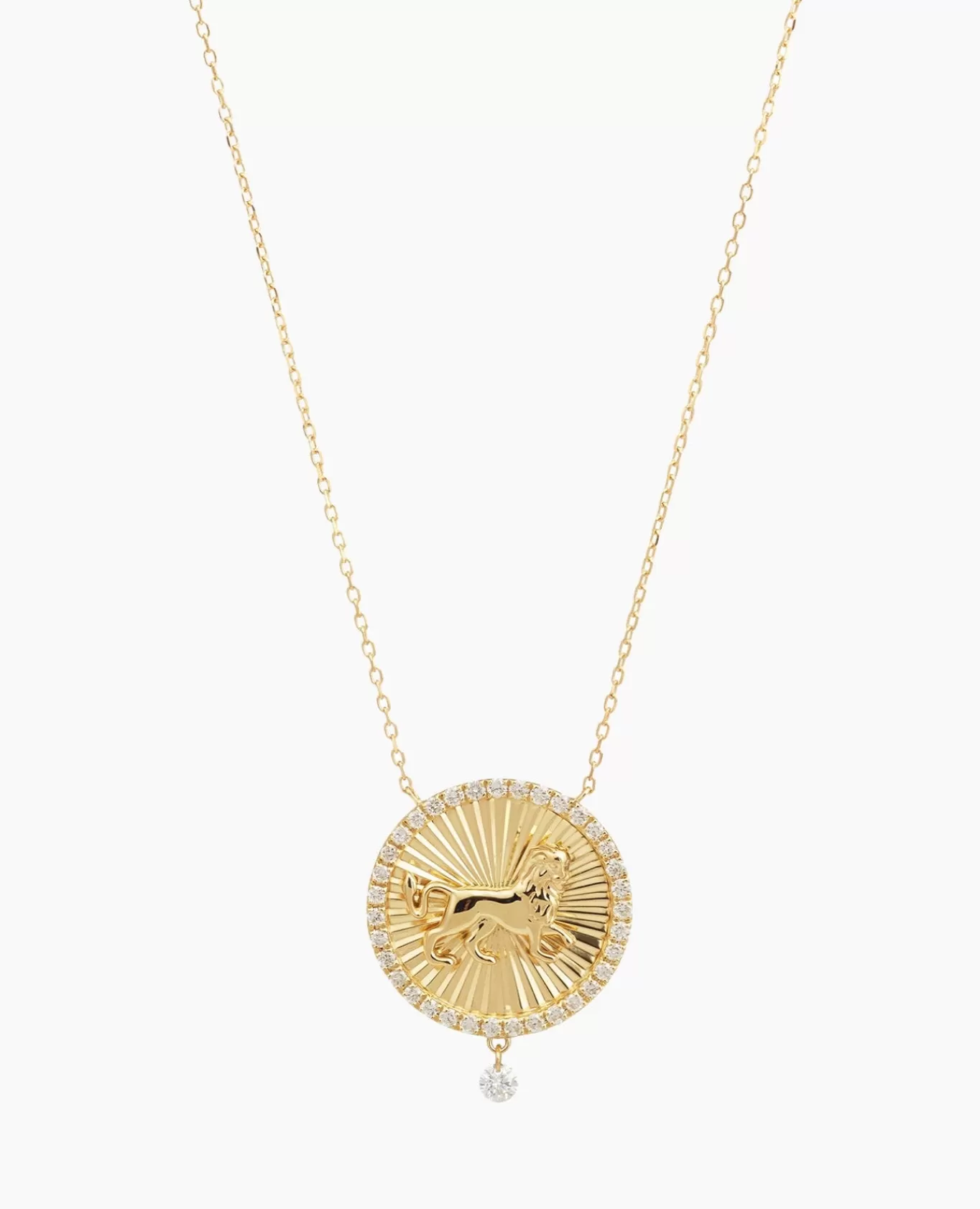 Store Persée Paris Collier Céleste Médaillon Lion