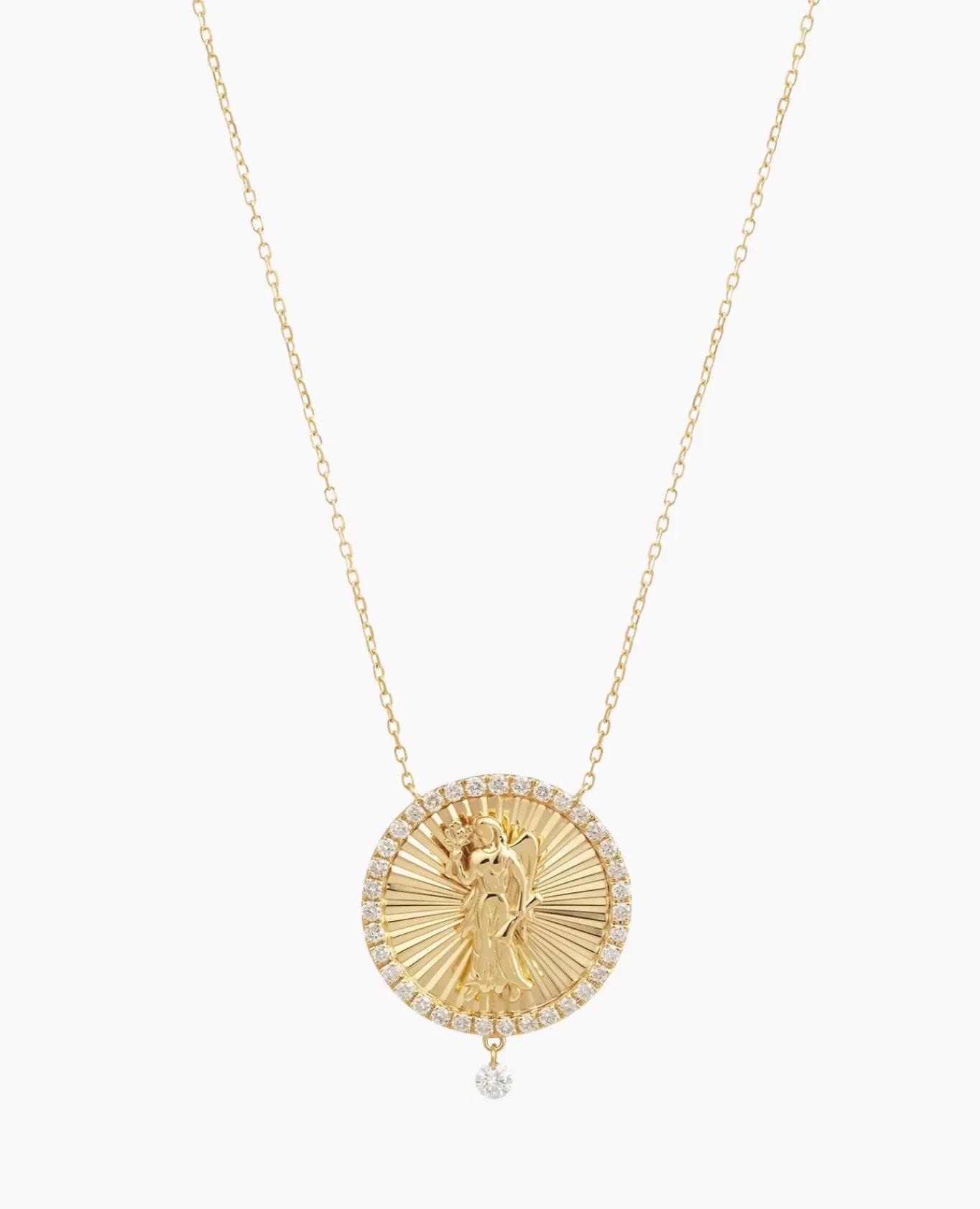 Store Persée Paris Collier Céleste Médaillon Vierge
