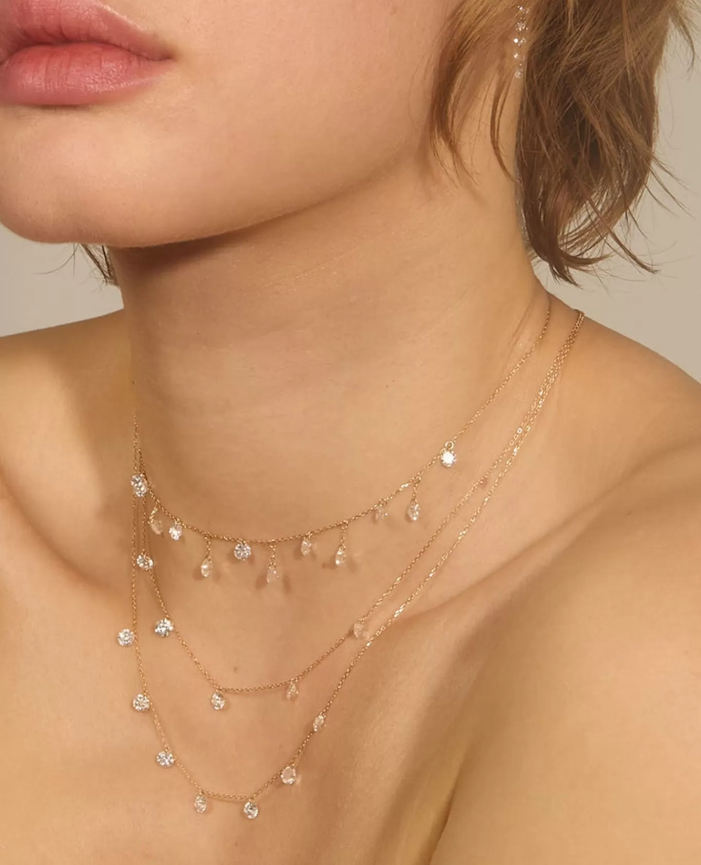 Online Persée Paris Collier Danaé cinq diamants