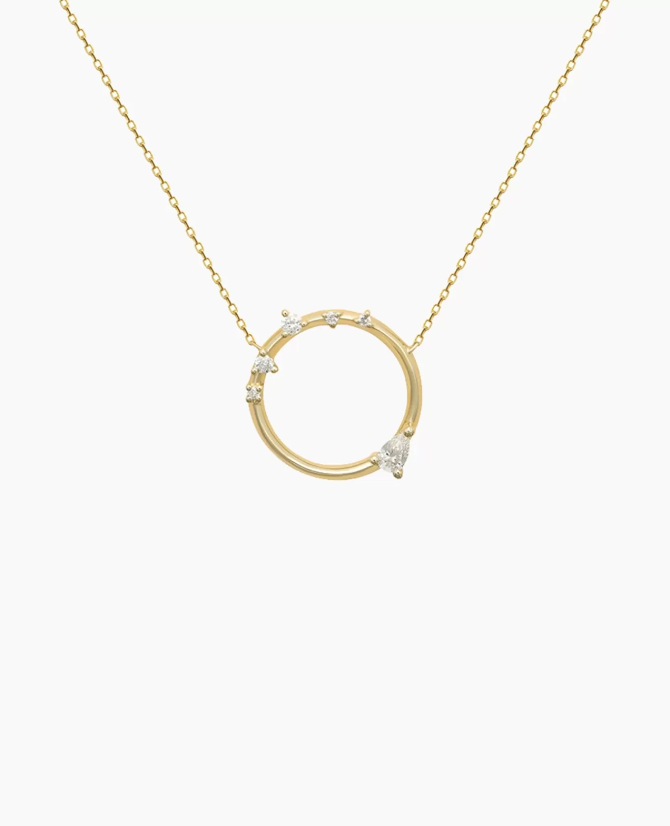 New Persée Paris Collier Danaé Pluie d'or six diamants