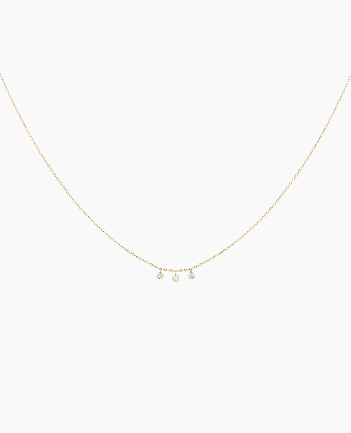 Clearance Persée Paris Collier Mini Danaé 3 diamants 0,14