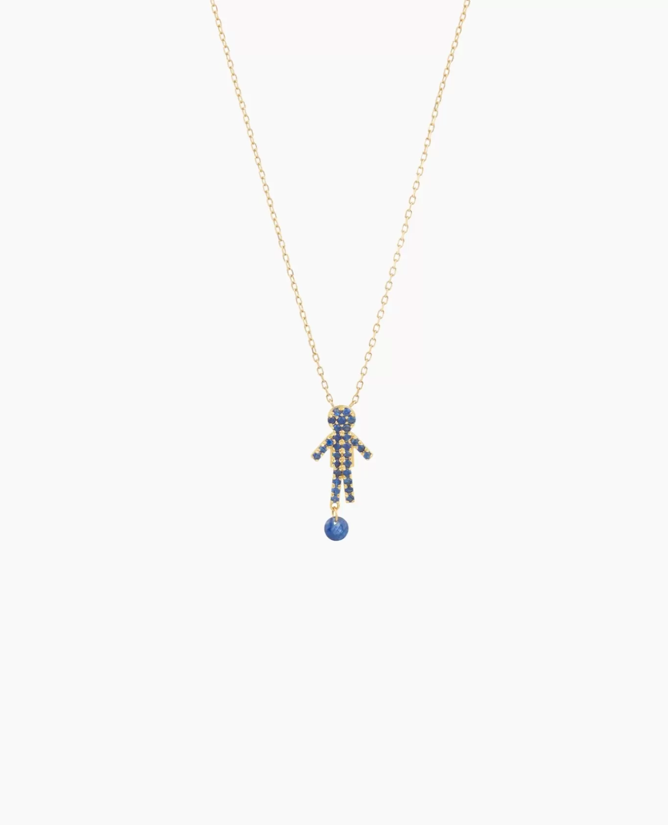 Outlet Persée Paris Collier Séléné Boy pavé saphir