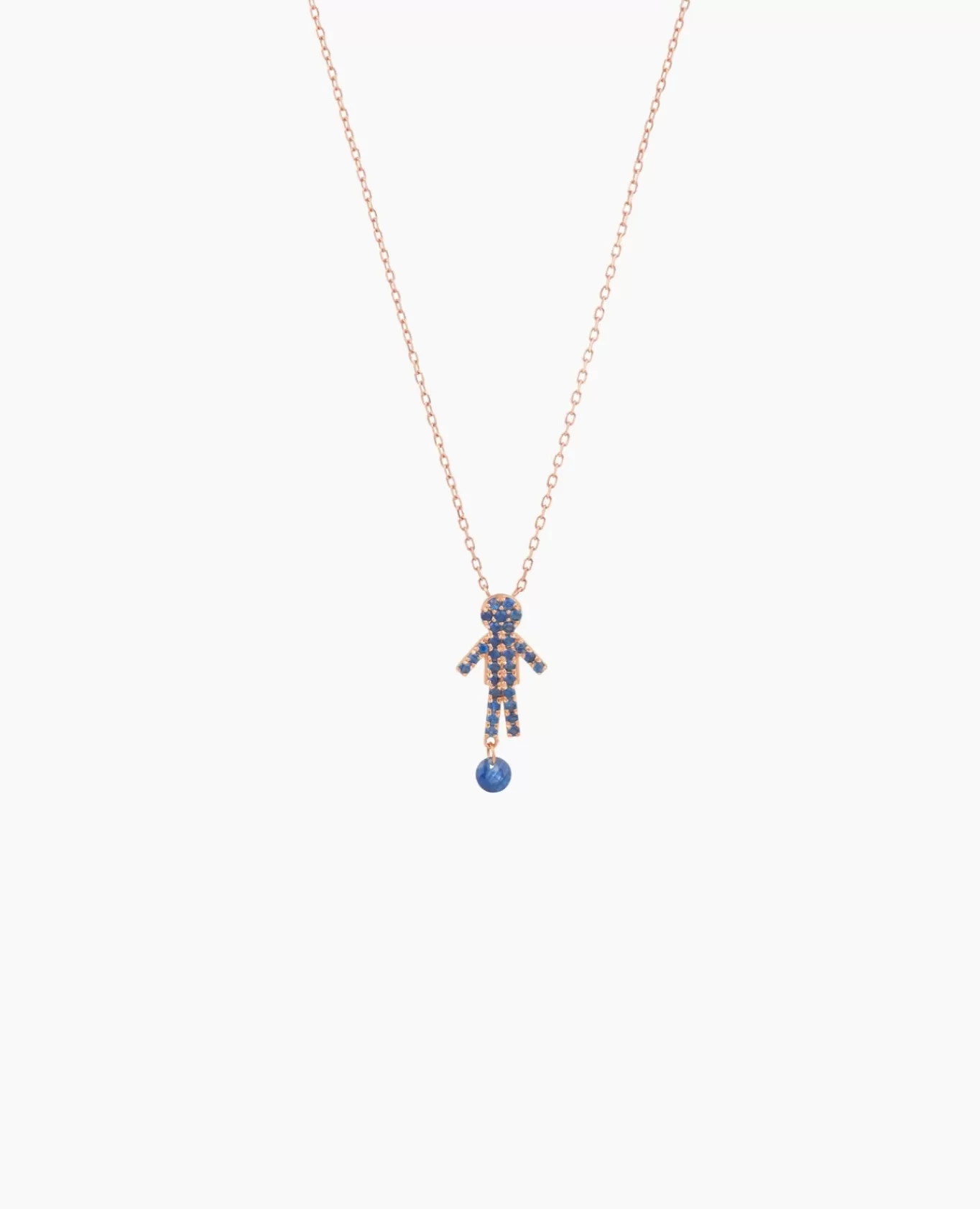 Outlet Persée Paris Collier Séléné Boy pavé saphir