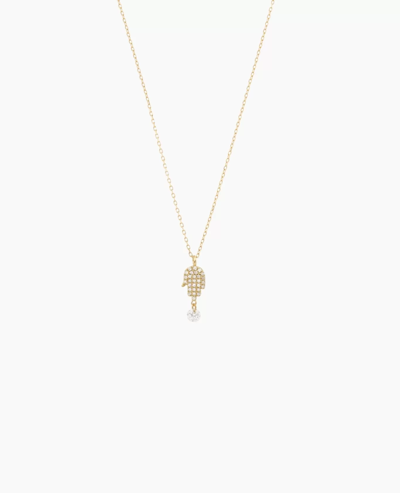Fashion Persée Paris Collier Séléné Fatma pavé un diamant