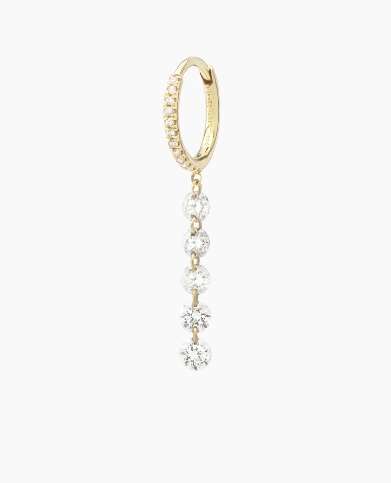 Best Sale Persée Paris Piercing Danaé anneau pavé 5 diamants